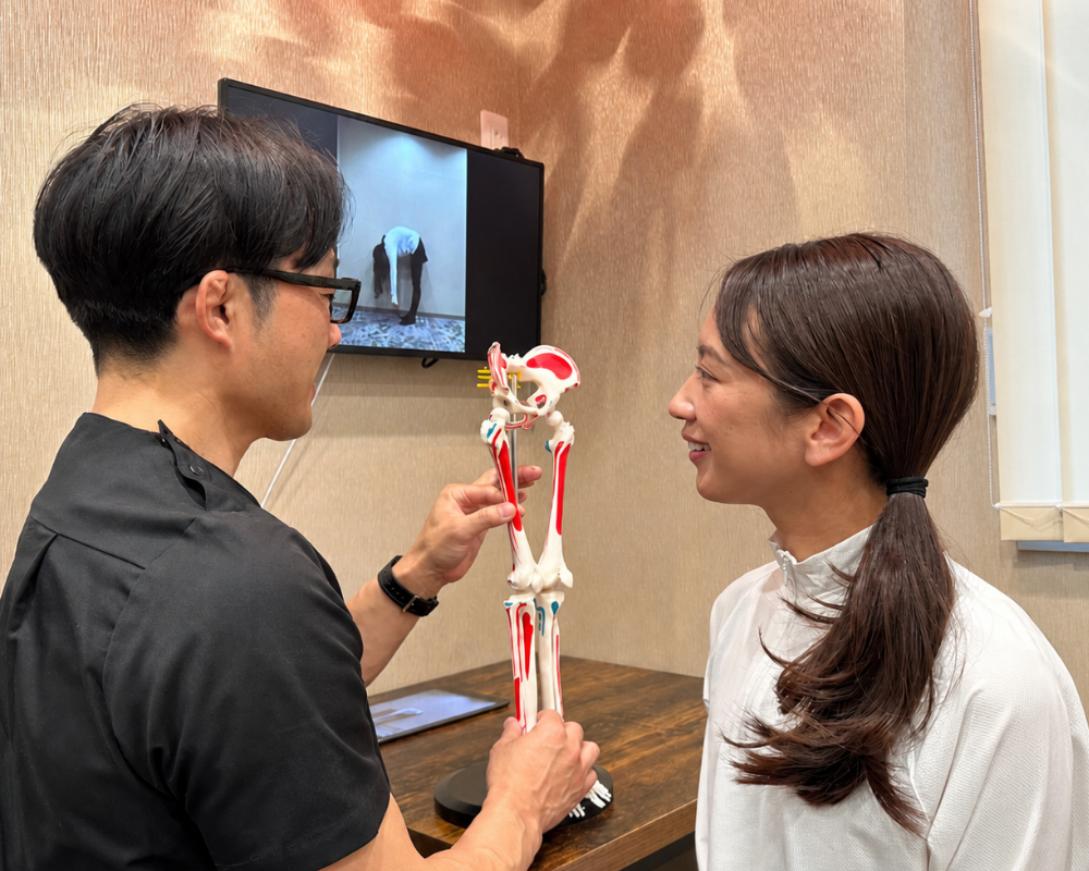 身体の状態を確認するパーソナルセッション